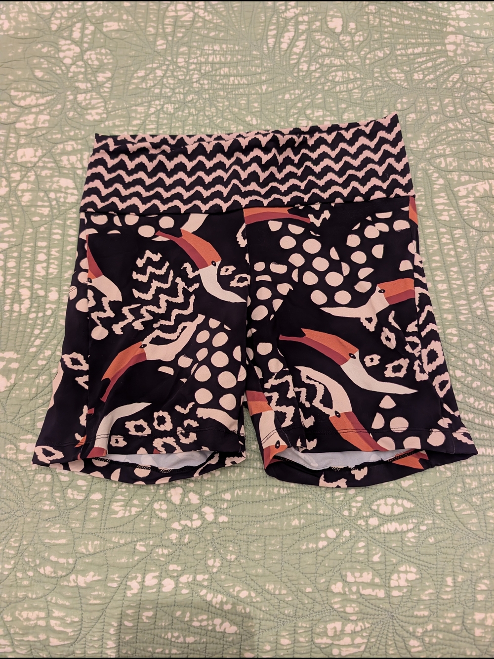 Farm Rio Print Active Bike Shorts